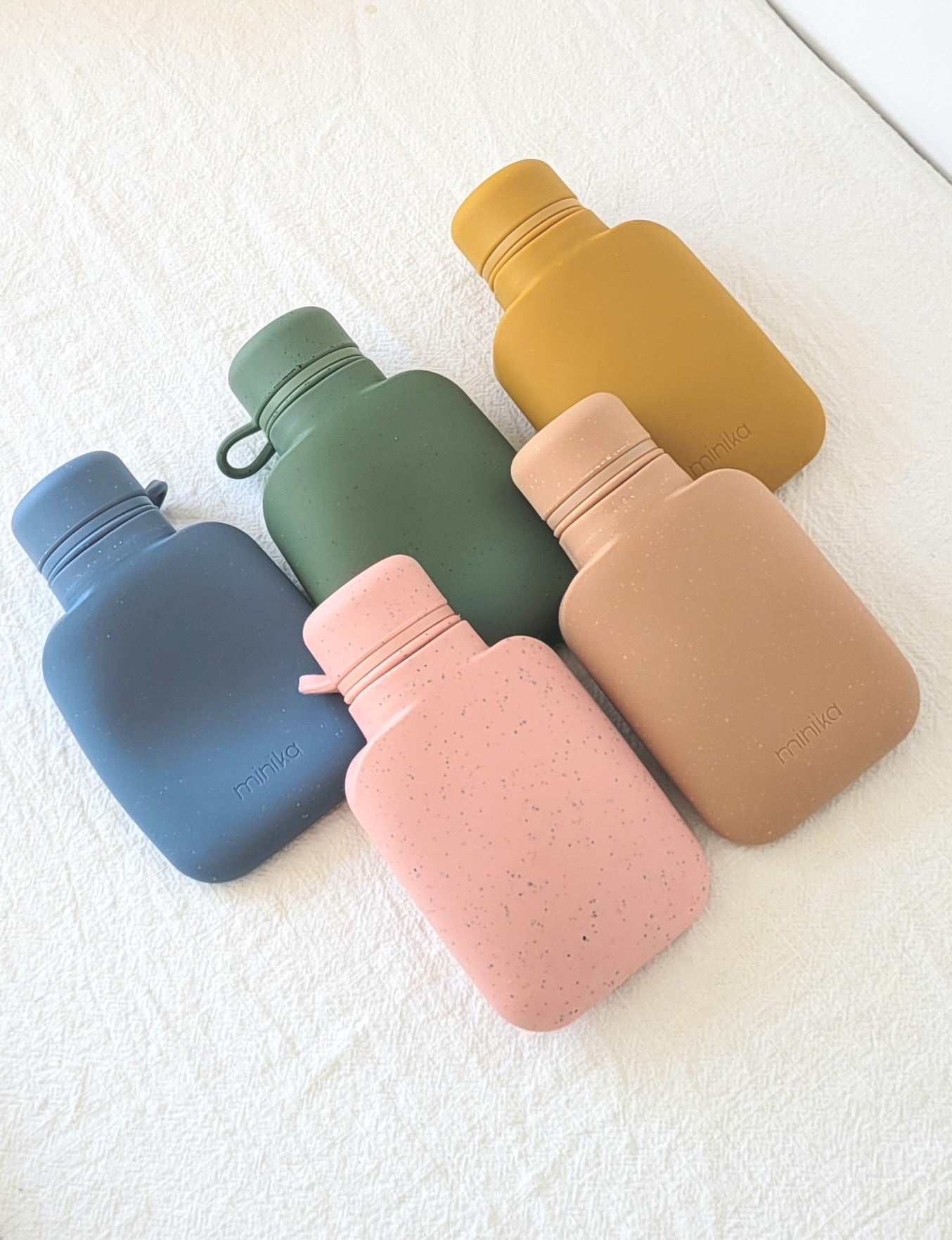 Herbruikbaar knijpzakje sorbetroze, 250 ml