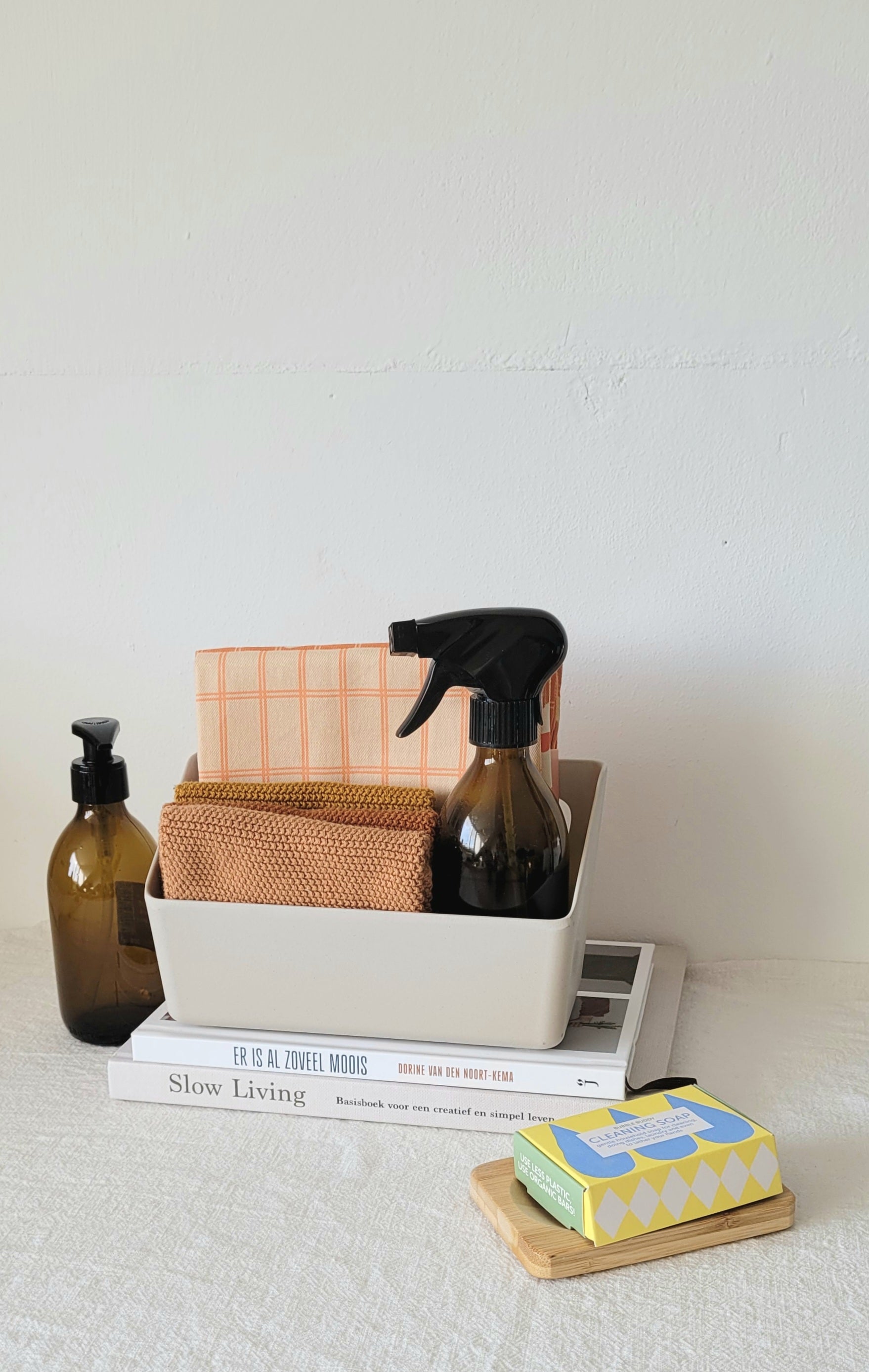 Keukenorganizer bamboe, naturel