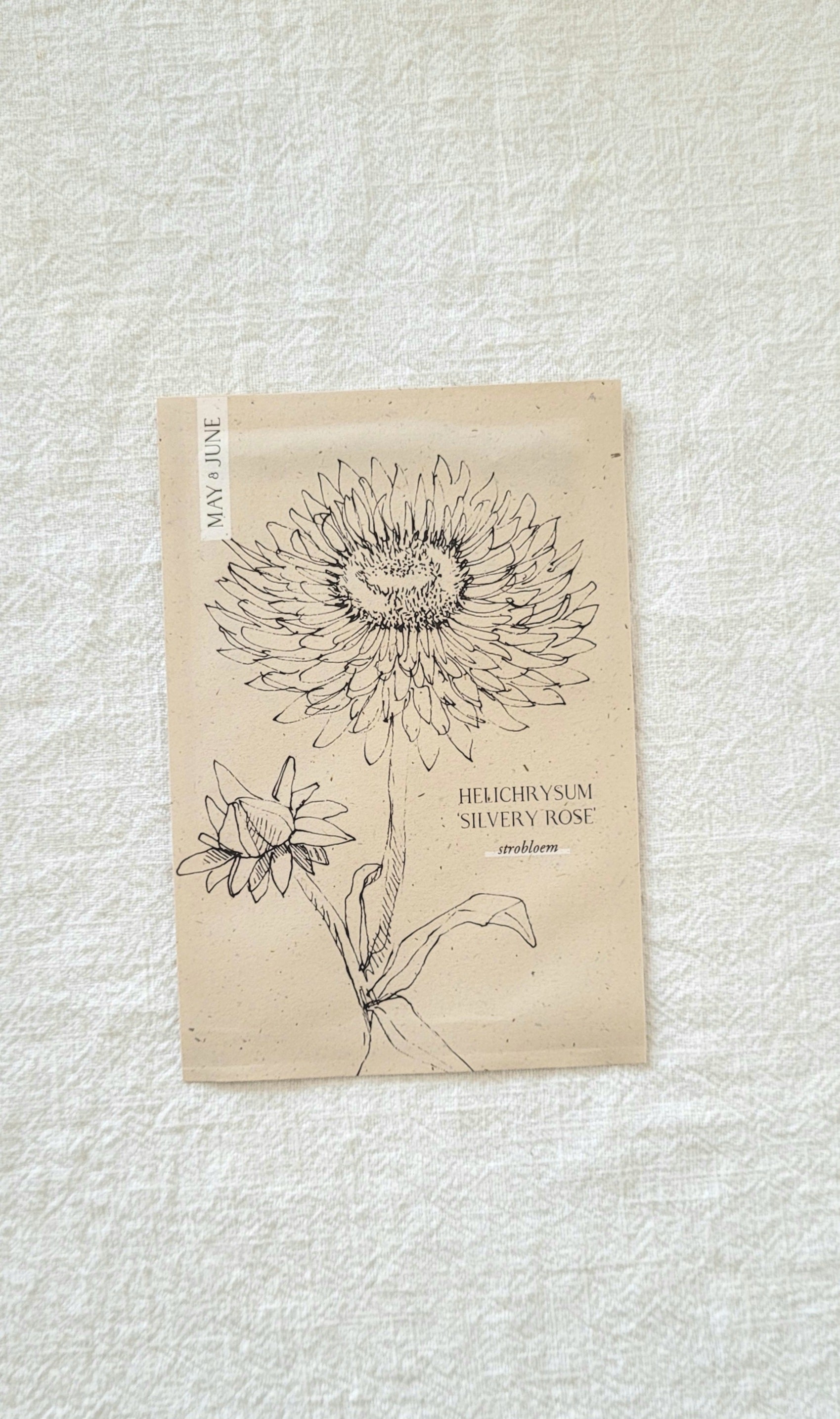 Strobloem, papierbloem