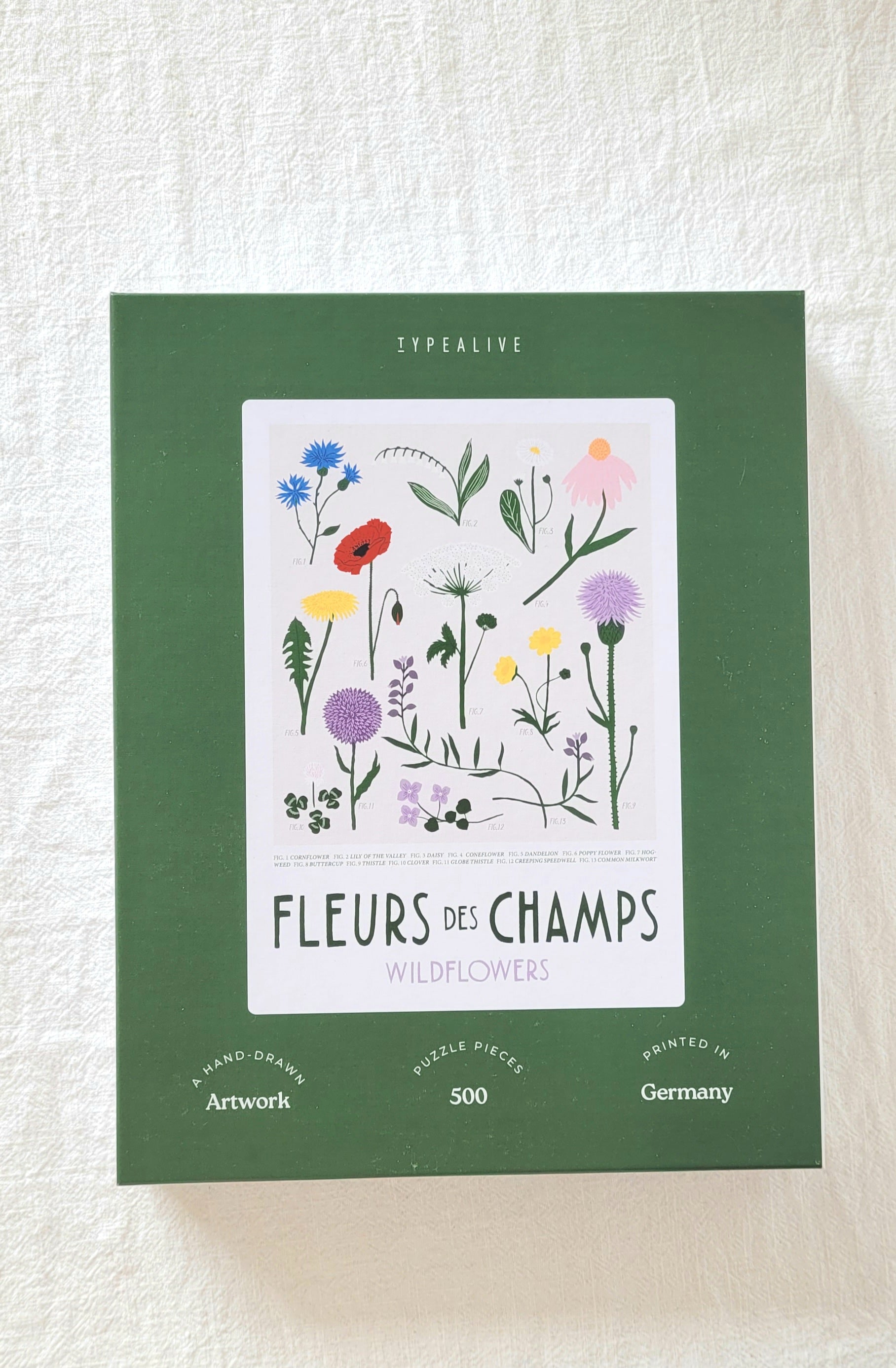 Puzzel wilde bloemen