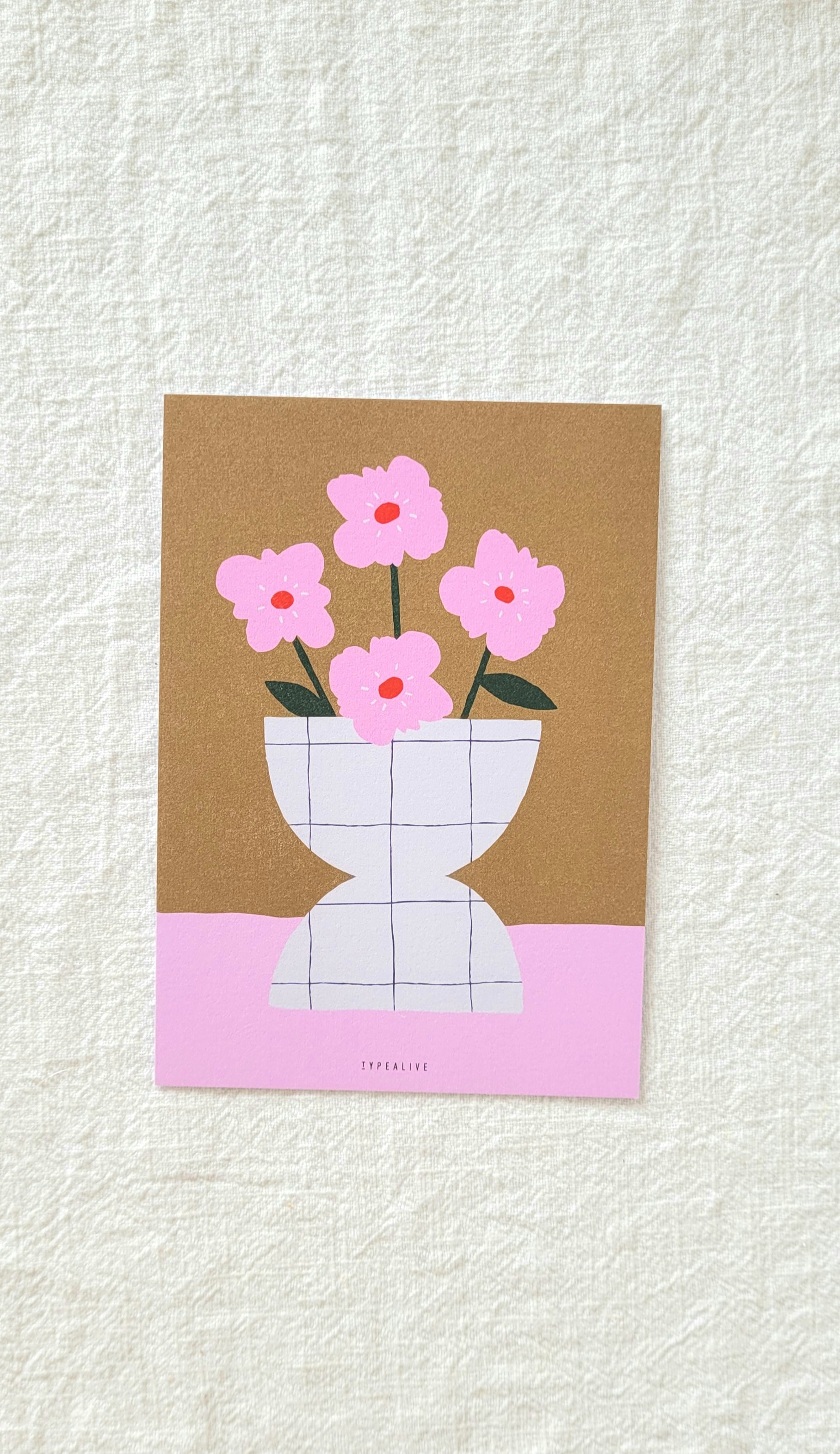Postkaart bloemen