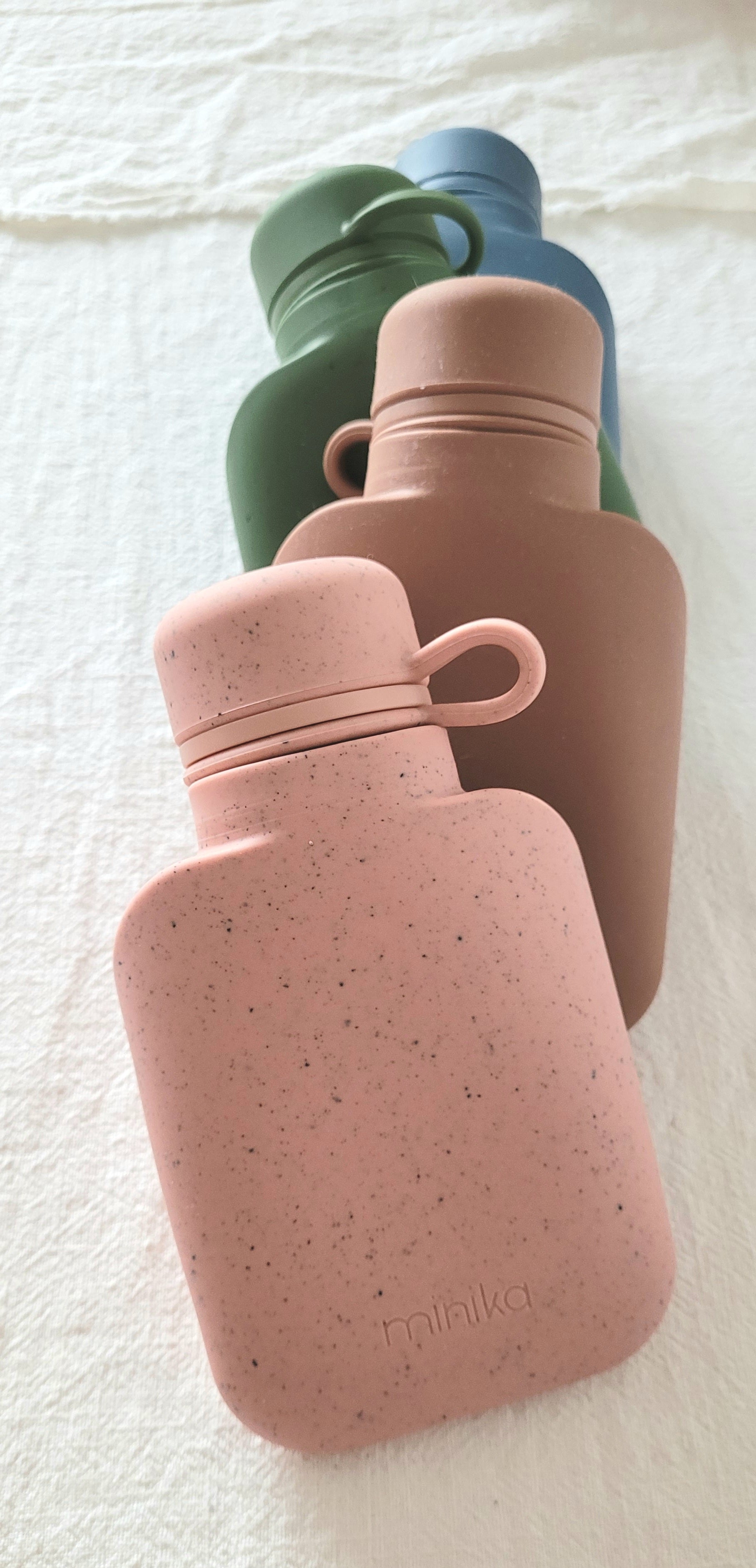 Herbruikbaar knijpzakje sorbetroze, 250 ml