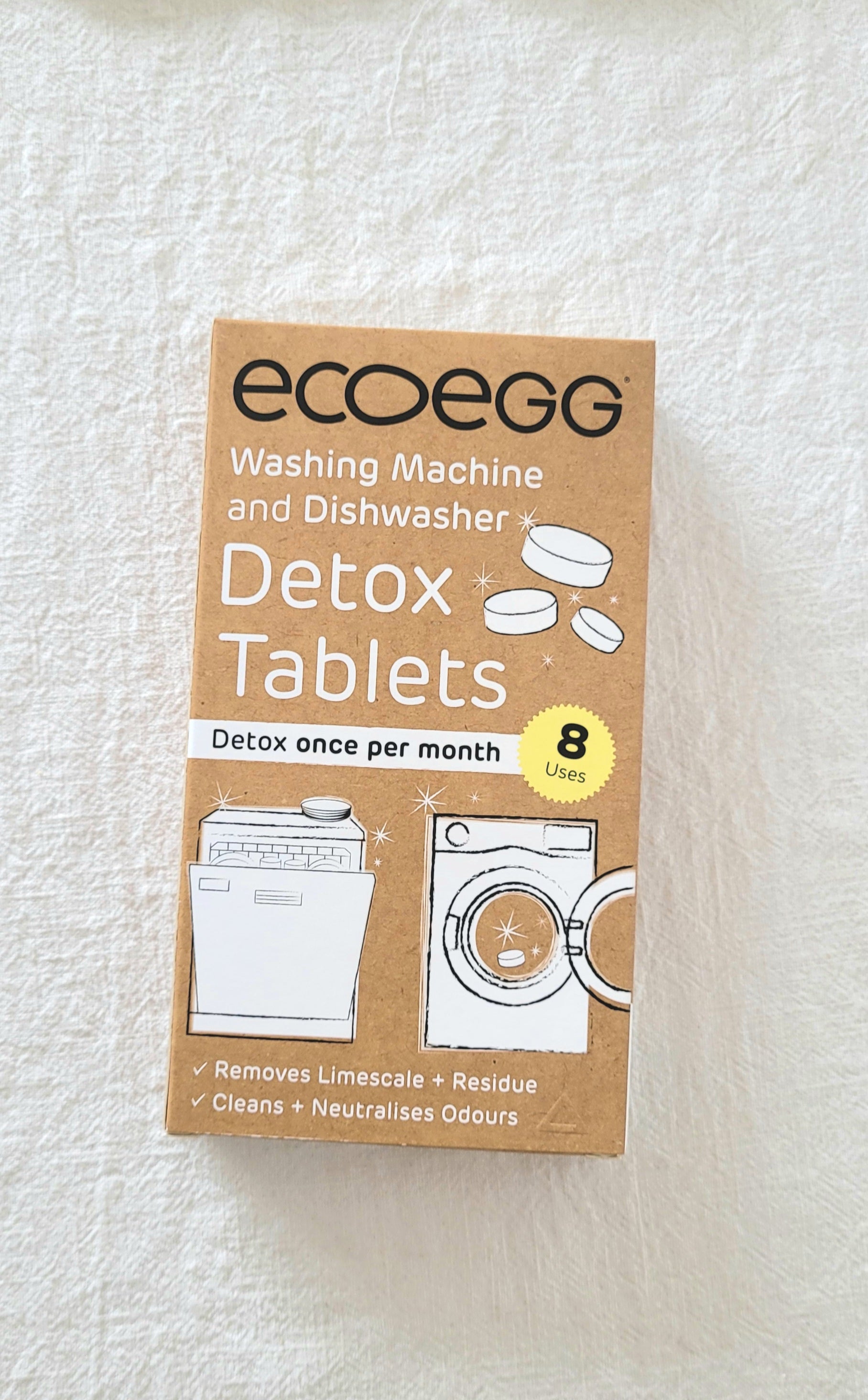 Wasmachine DETOX tablets