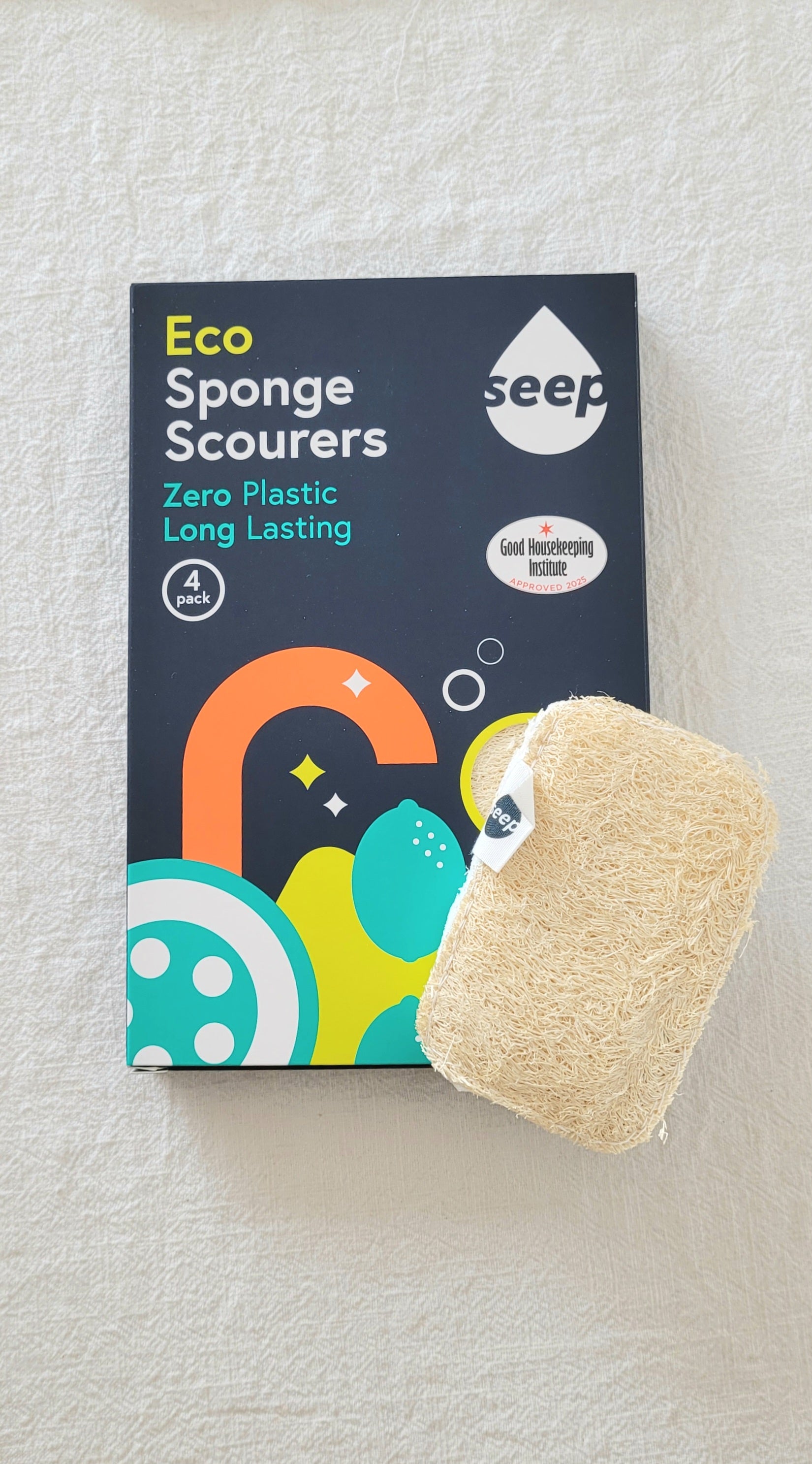 Duurzame loofah spons – 100% natuurlijk & zonder microplastics