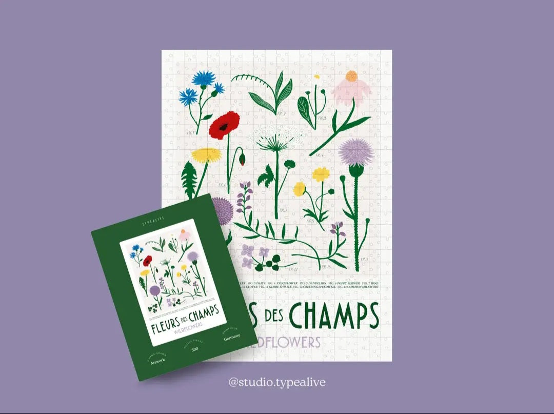 Puzzel wilde bloemen