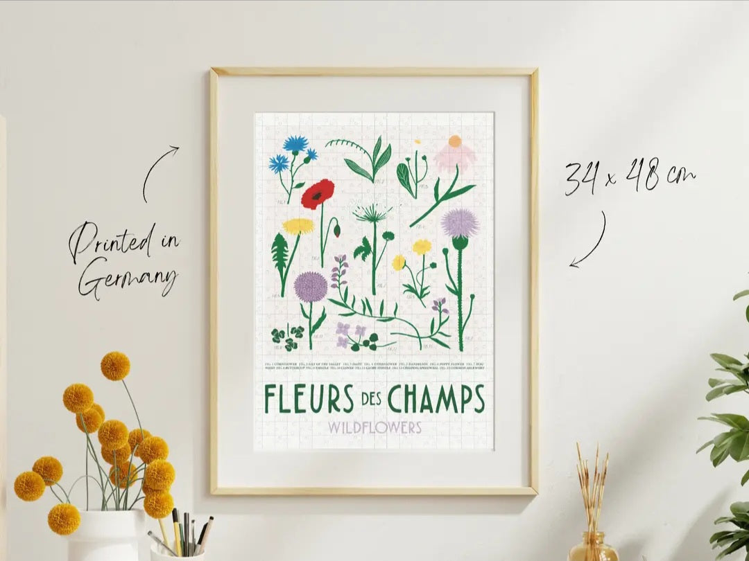 Puzzel wilde bloemen