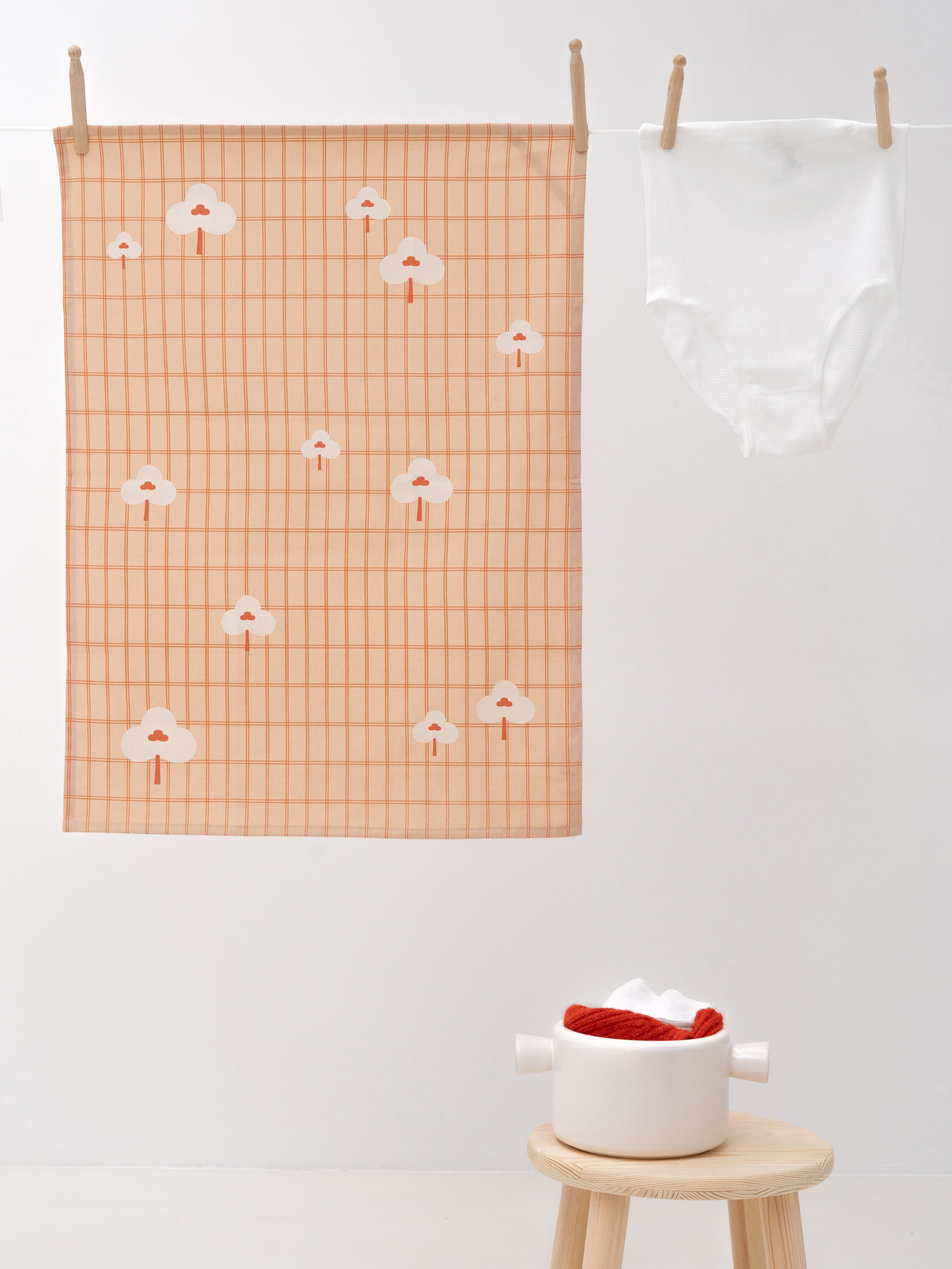 Jurianne Matter theedoek PINK