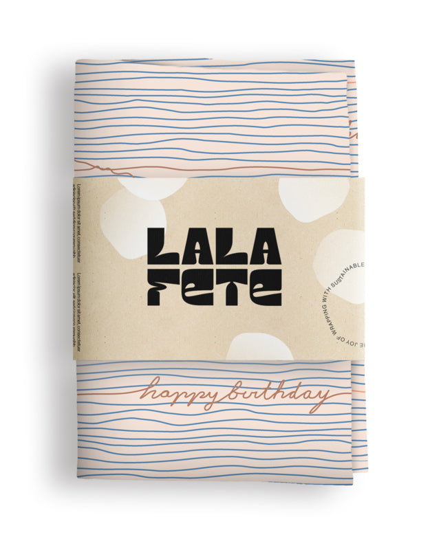 Lalafete inpakdoek happy birthday