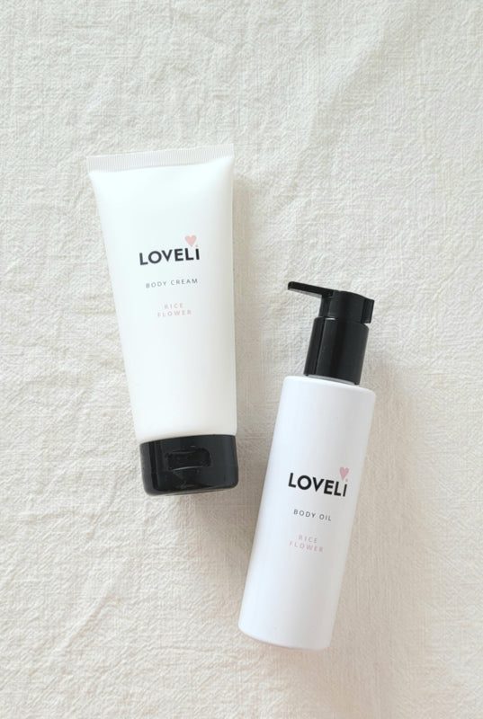 Bodyoil / bodycream riceflower