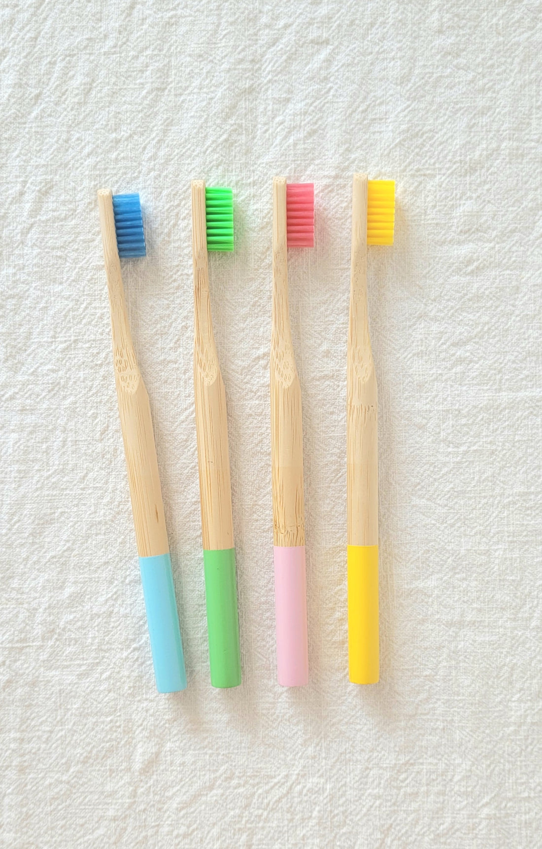 4 bamboe tandenborstels