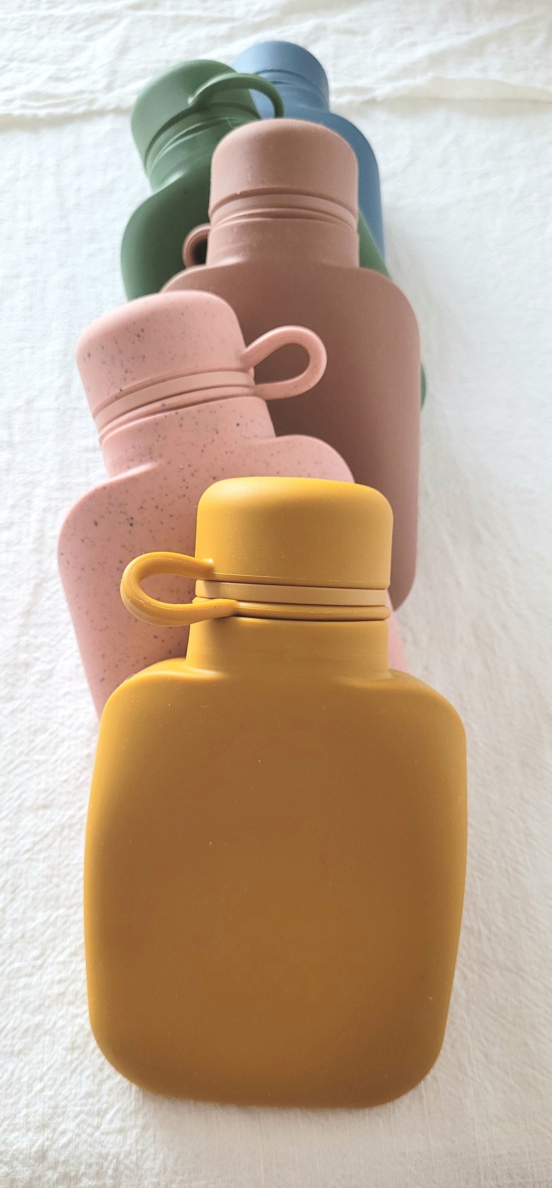 Herbruikbaar knijpzakje bosgroen, 250 ml