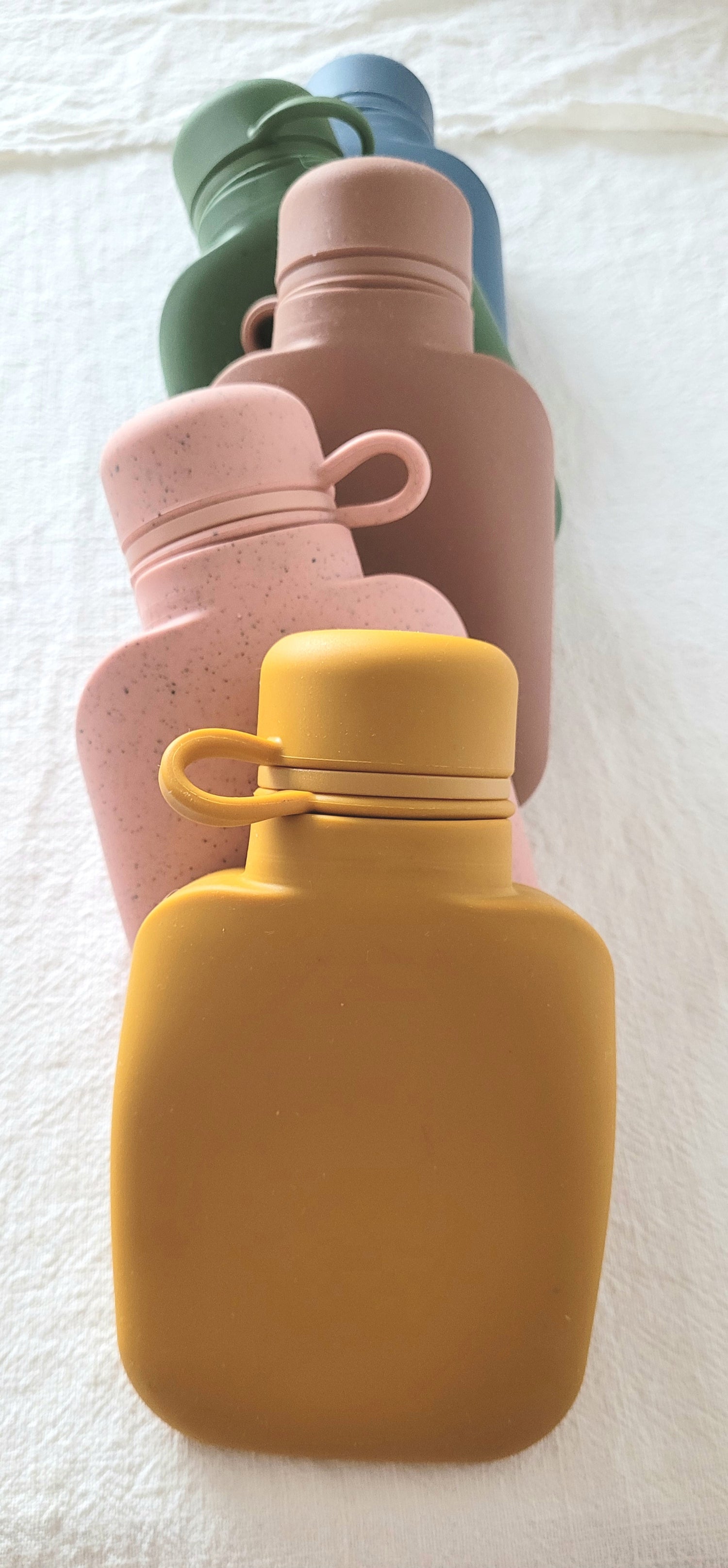 Herbruikbaar knijpzakje bosgroen, 250 ml