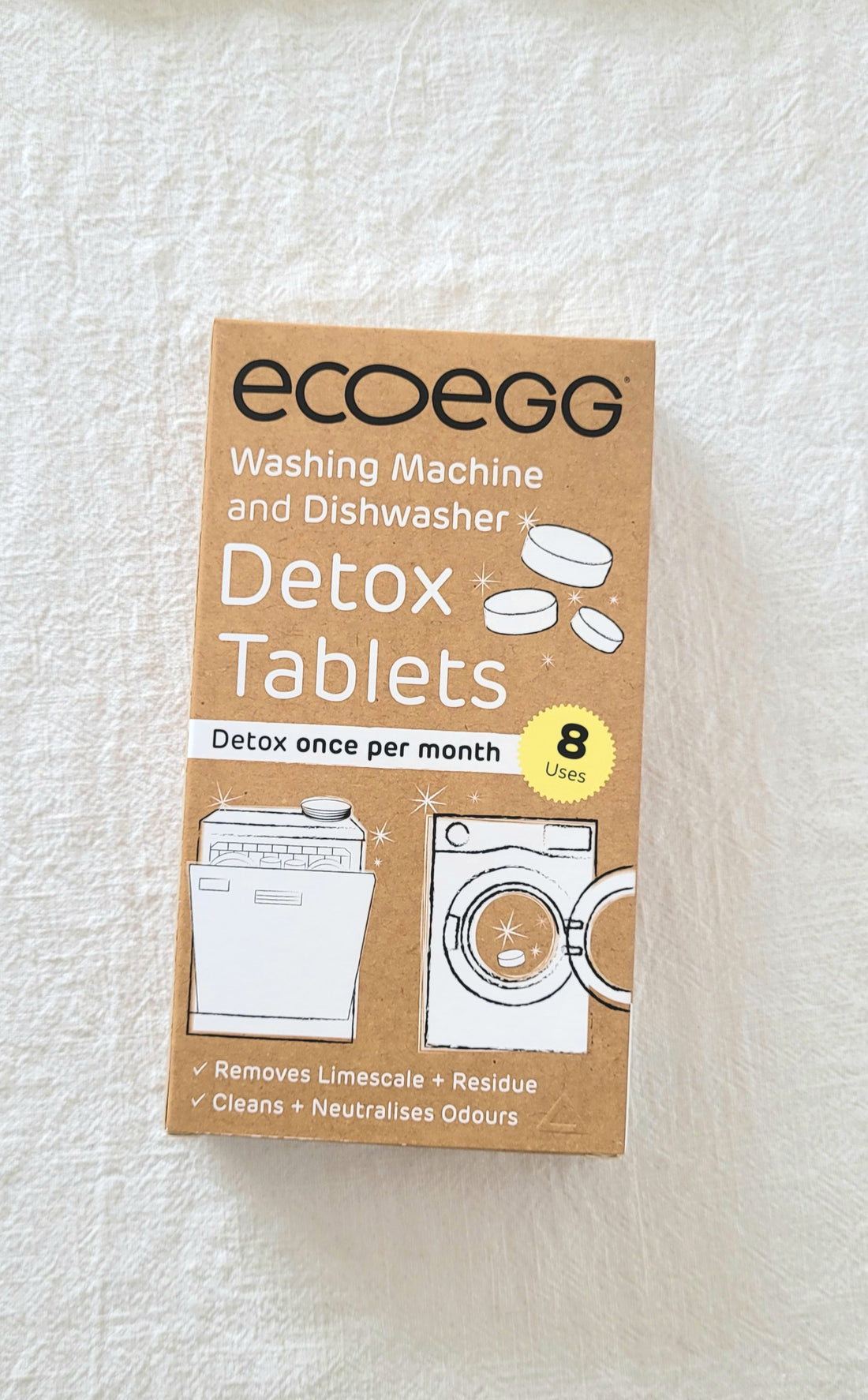 Wasmachine DETOX tablets