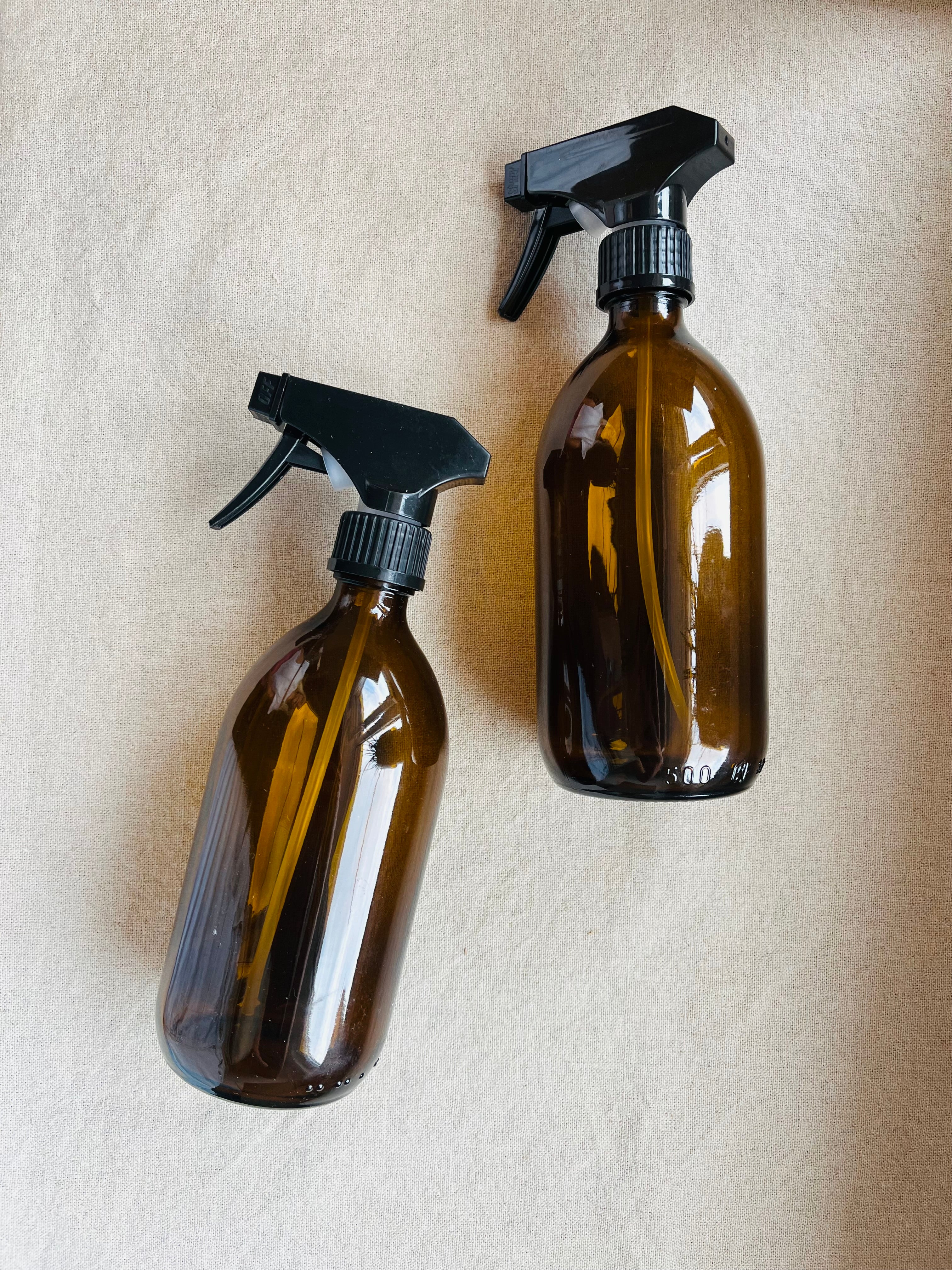 Set van 2 sprayflessen - 500 ml (zonder sticker)