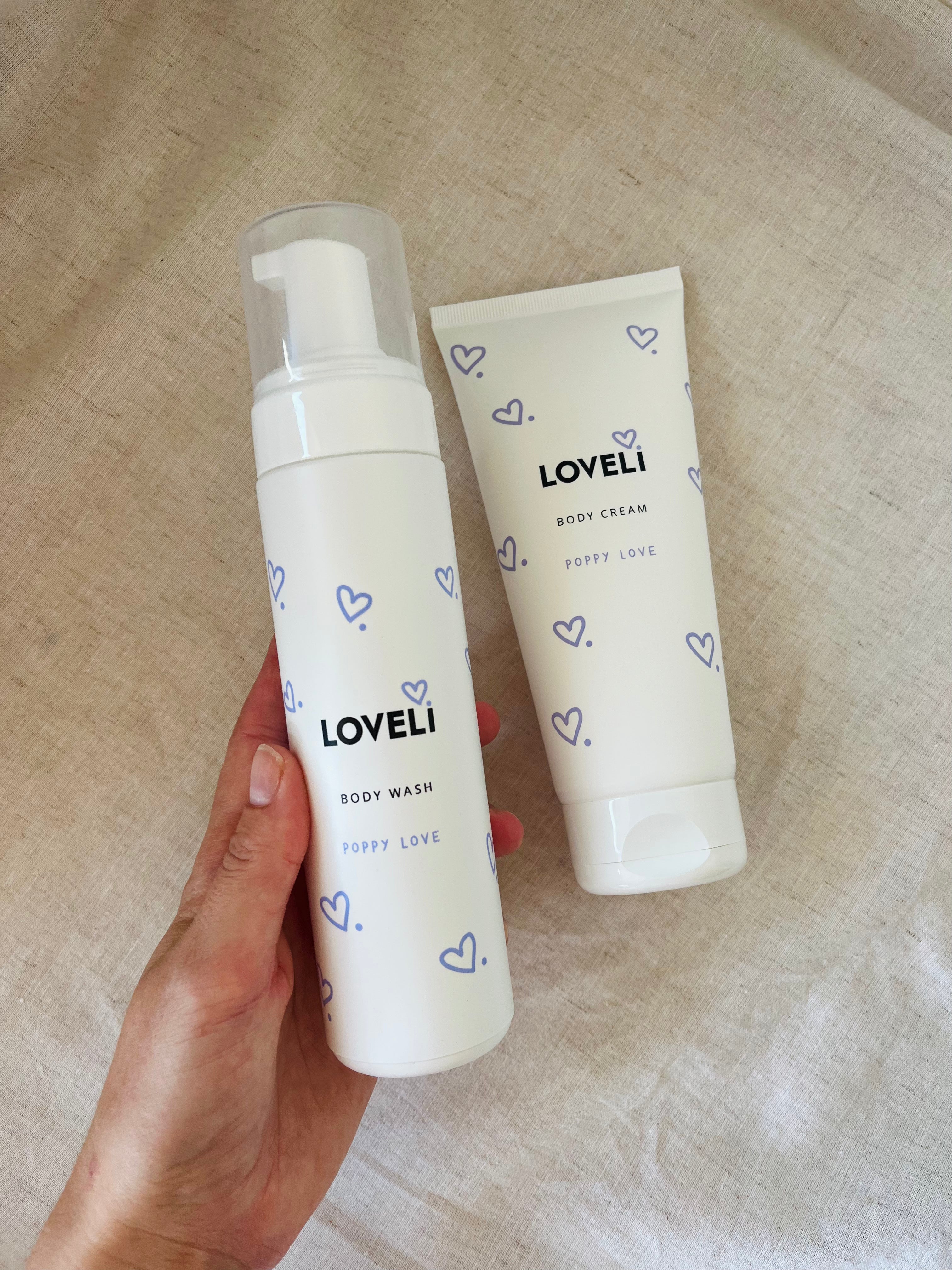 Loveli body cream Poppy Love - 200 ml