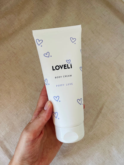 Loveli body cream Poppy Love - 200 ml