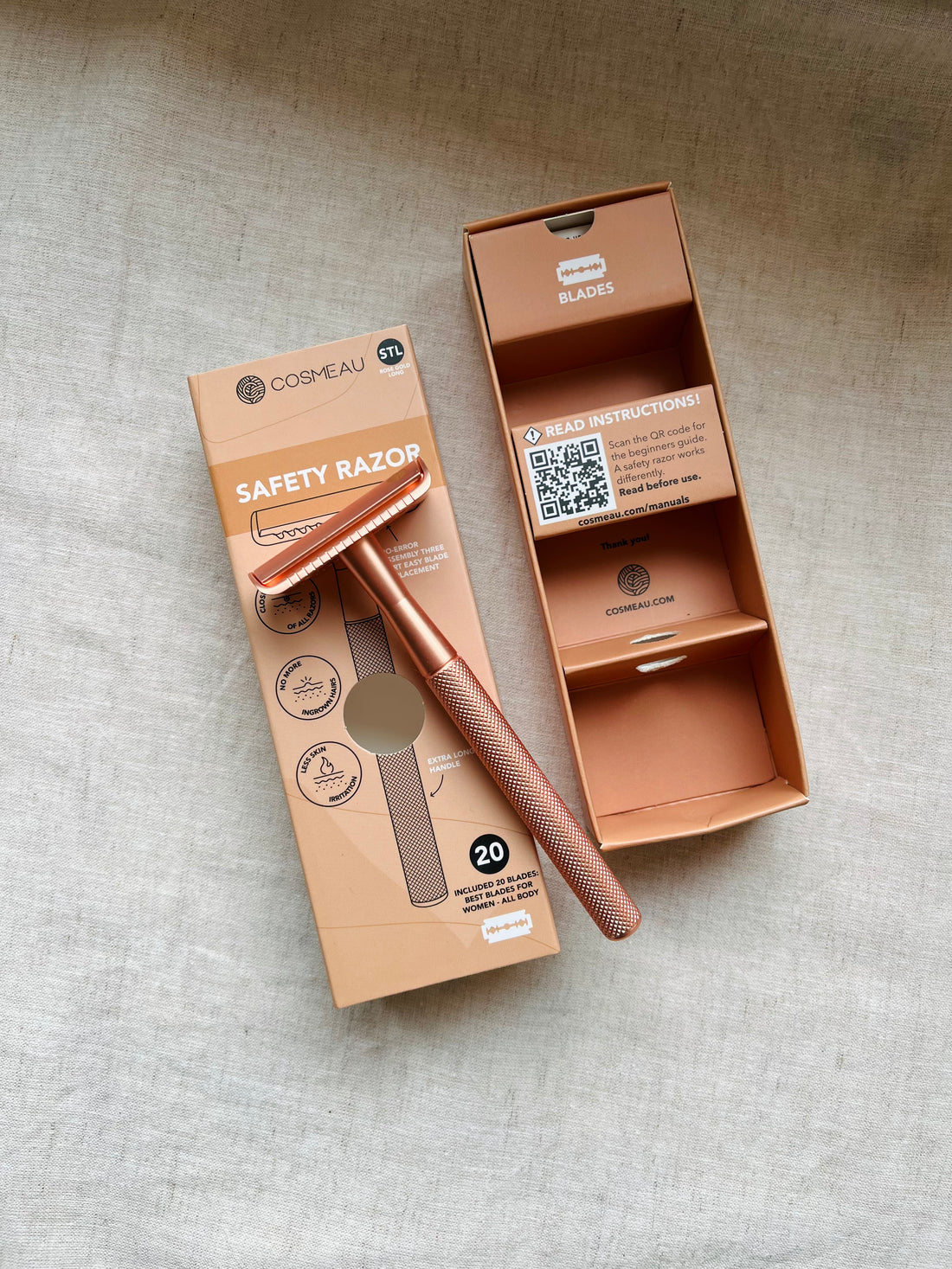 Safety razor roségoud