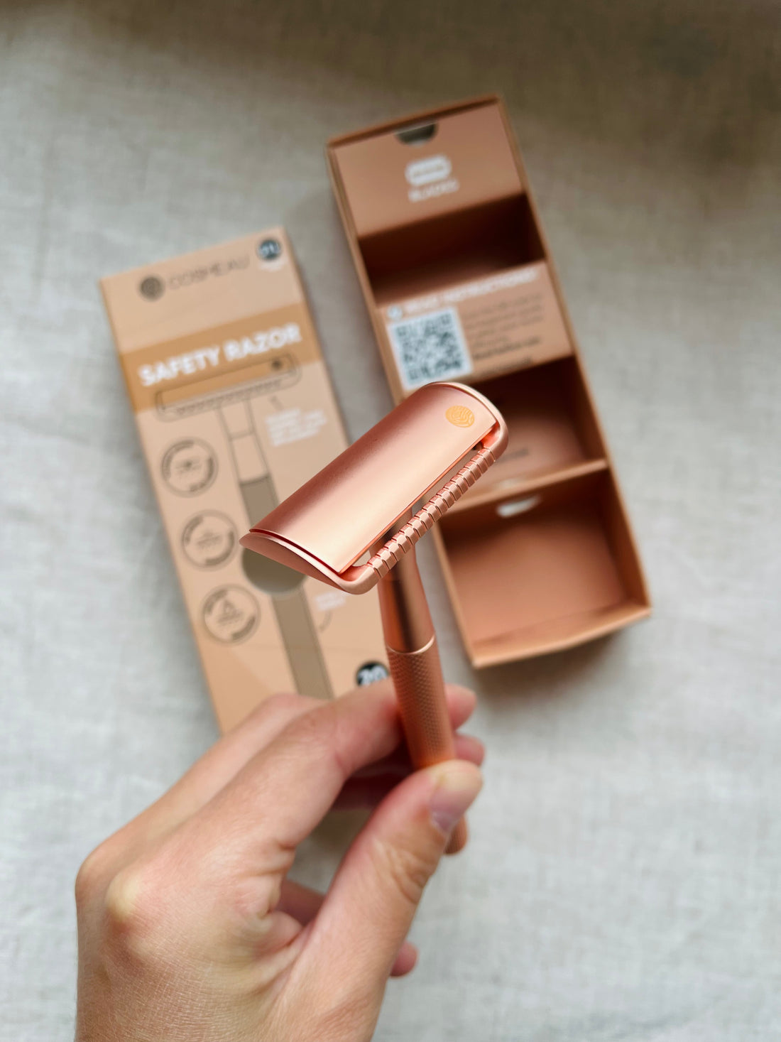 Safety razor roségoud