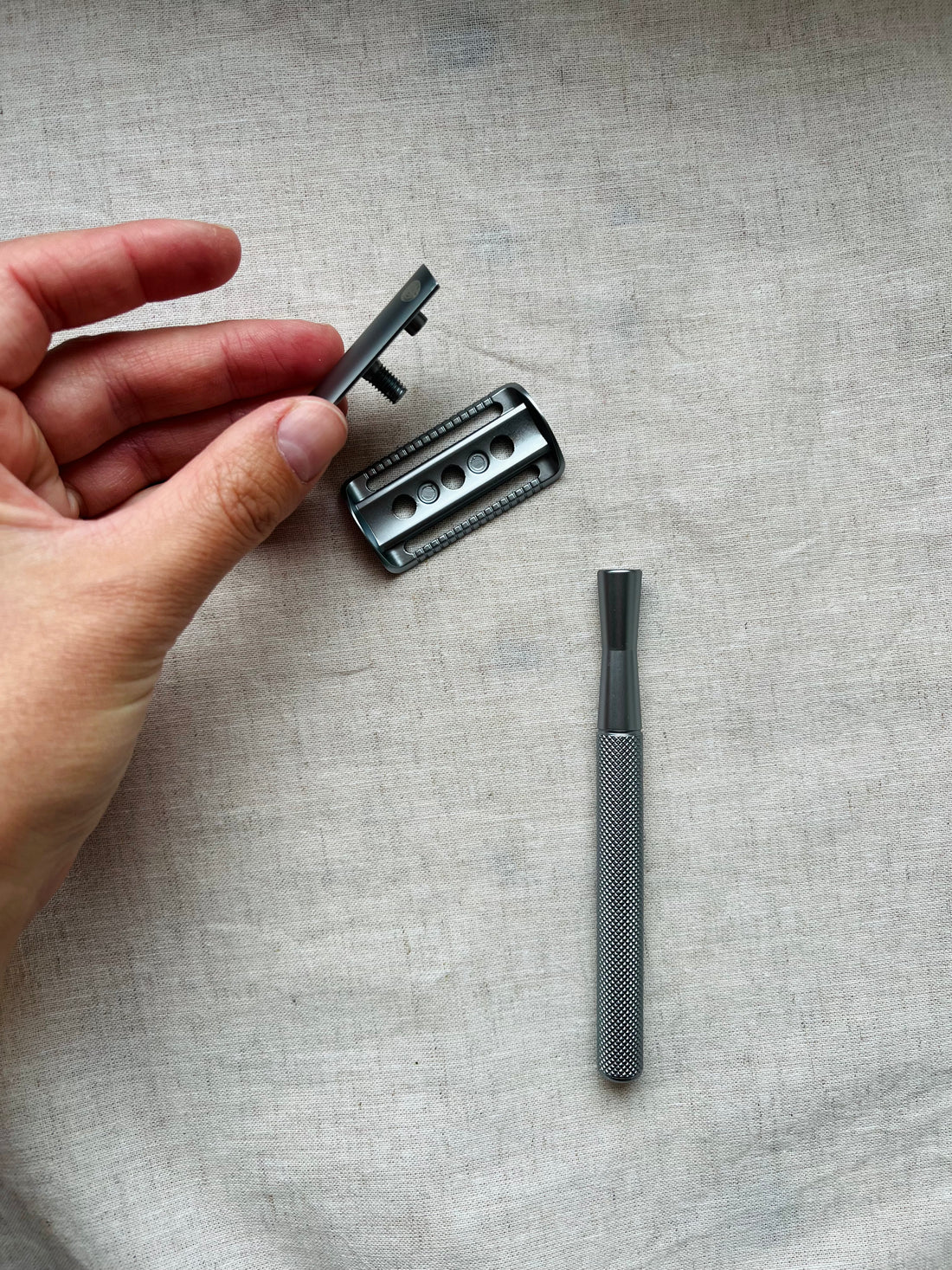 Safety razor zilver