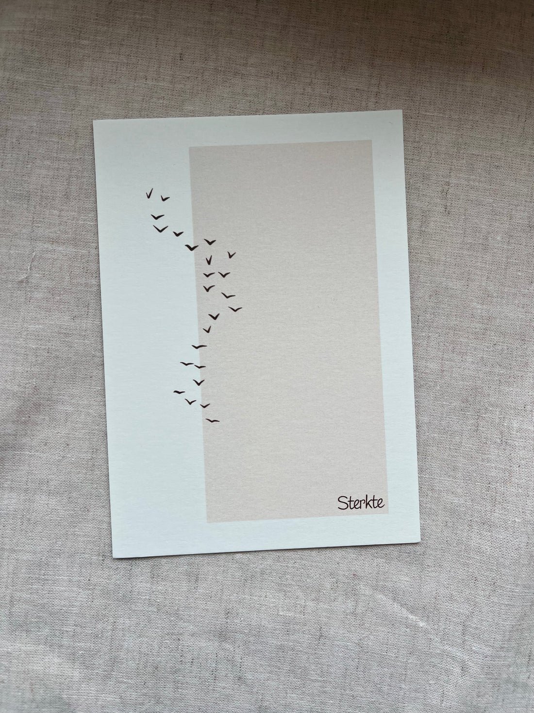 Kaart met vogels &