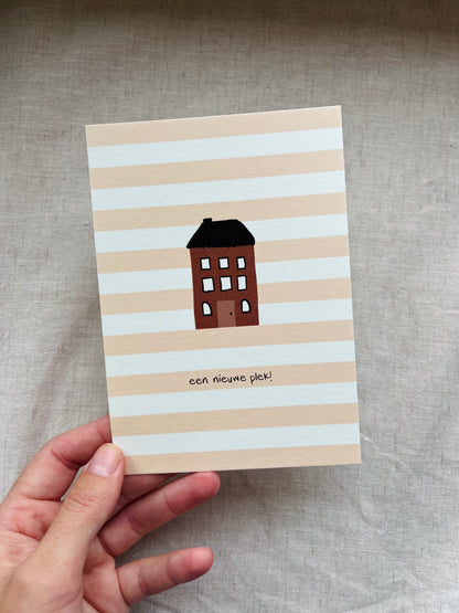 Kaart met huis &