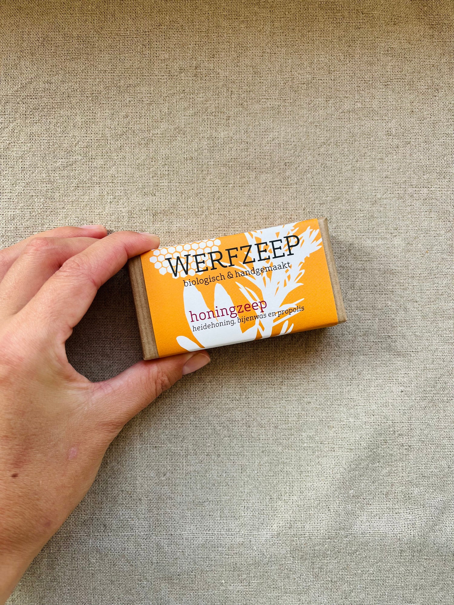 Werfzeep honingzeep