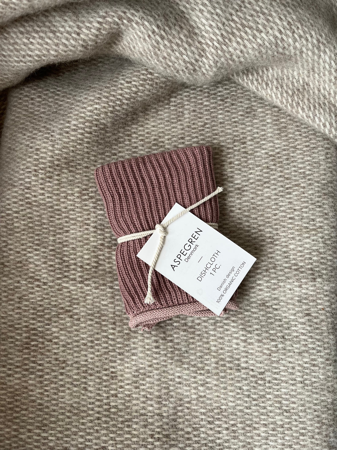 Aspegren gebreide vaatdoek | Ripple Eldenberry