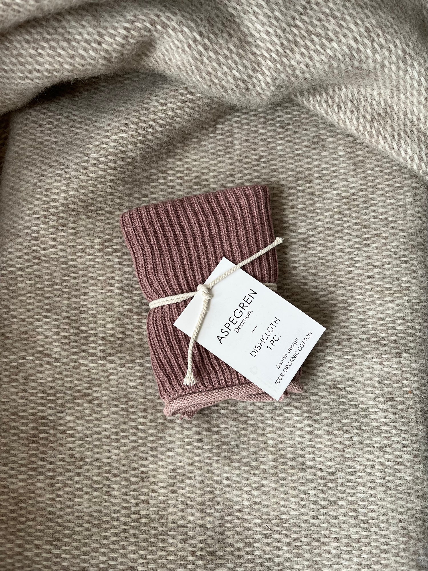 Aspegren gebreide vaatdoek | Ripple Eldenberry