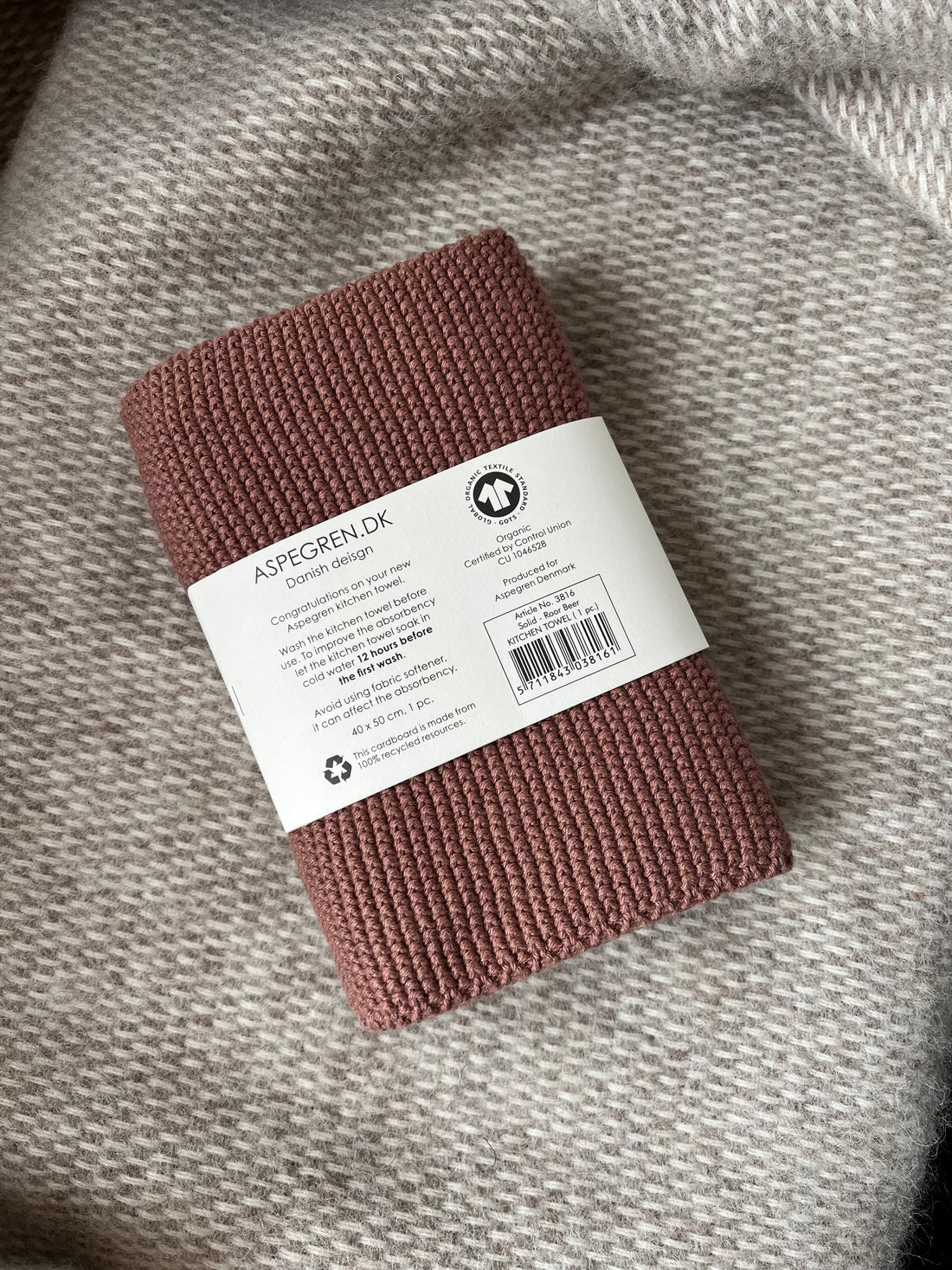 Aspegren gebreide keukendoek | Root Beer