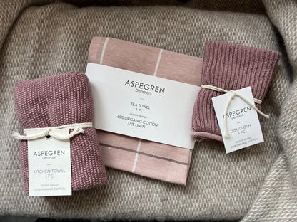 Aspegren gebreide keukendoek | Wood Rose