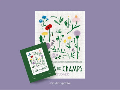 Puzzel wilde bloemen