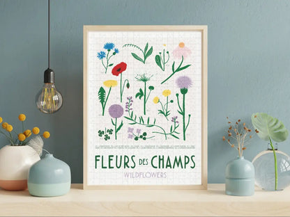 Puzzel wilde bloemen