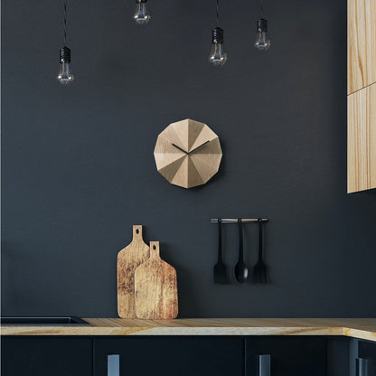 Houten Delta klok - Lawa design
