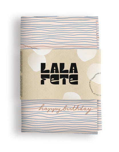 Lalafete wrapping cloth happy birthday