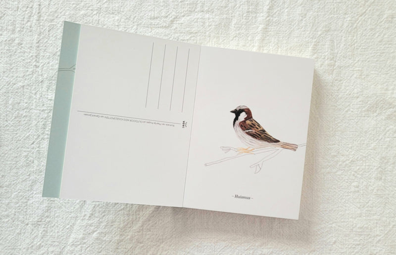 Vogelkaartenboekje - 32 stuks