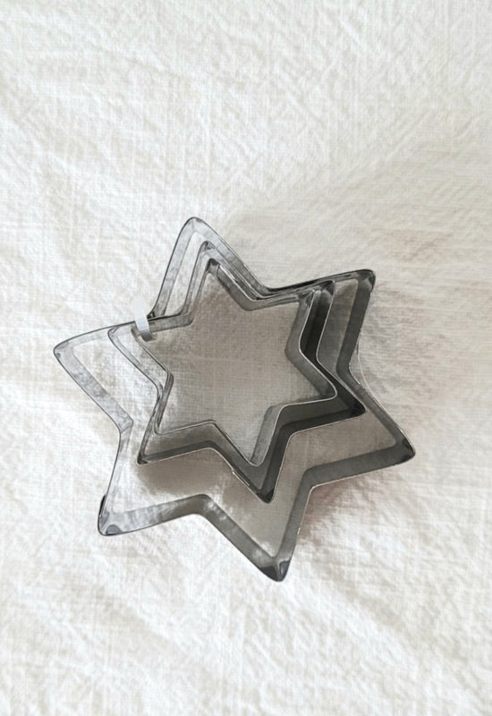 Cookie cutters stars, 3 pieces