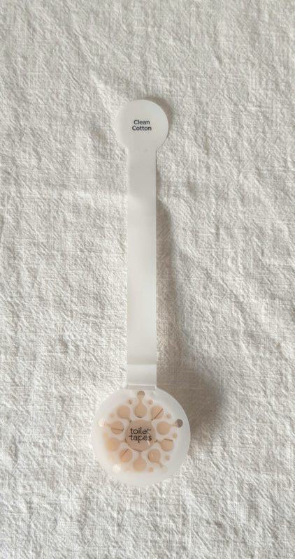 Toilettenerfrischer aus reiner Baumwolle (90 % weniger Plastik!)