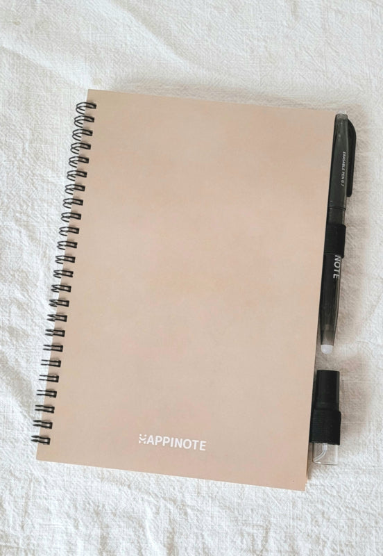 Happinote erasable notebook sandy beach